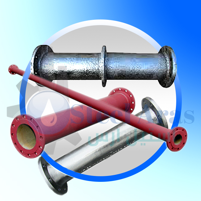 انواع لوله چدنی فلنج دار-flange ductile iron pipe
